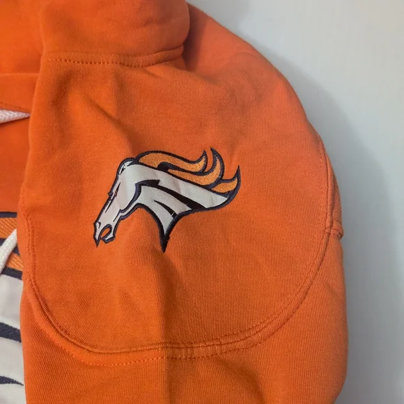 NFL Denver Broncos Orange Hoodie - Picture 6 of 9